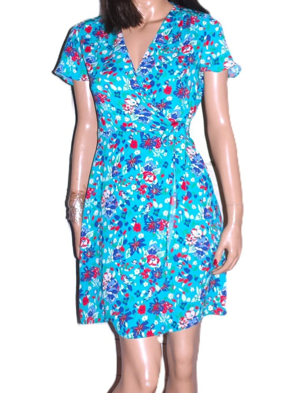J. Crew Floral Wrap Dress 0